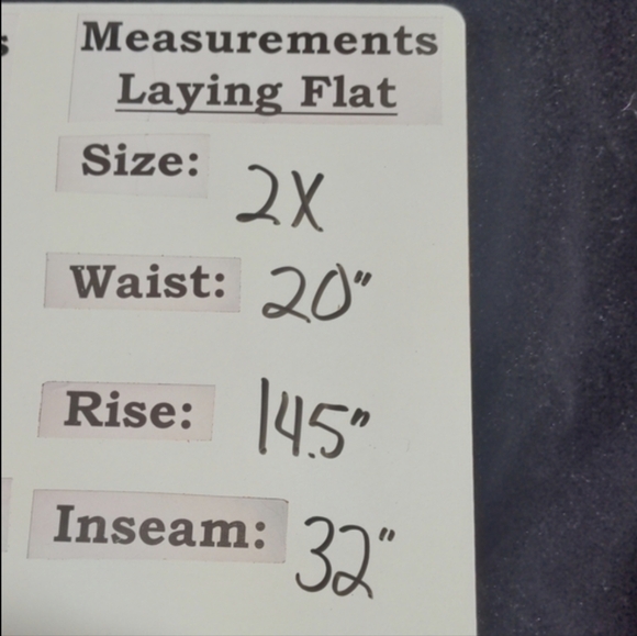 Calvin Klein Black Velvet Pull On Lounge Pants with Pockets size 2X - Picture 7 of 7